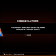 Obviously a game breaking bug that replaces the word “Sorry” with “Congratulations.”
